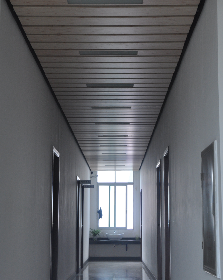 Installation details of honeycomb aluminum panels