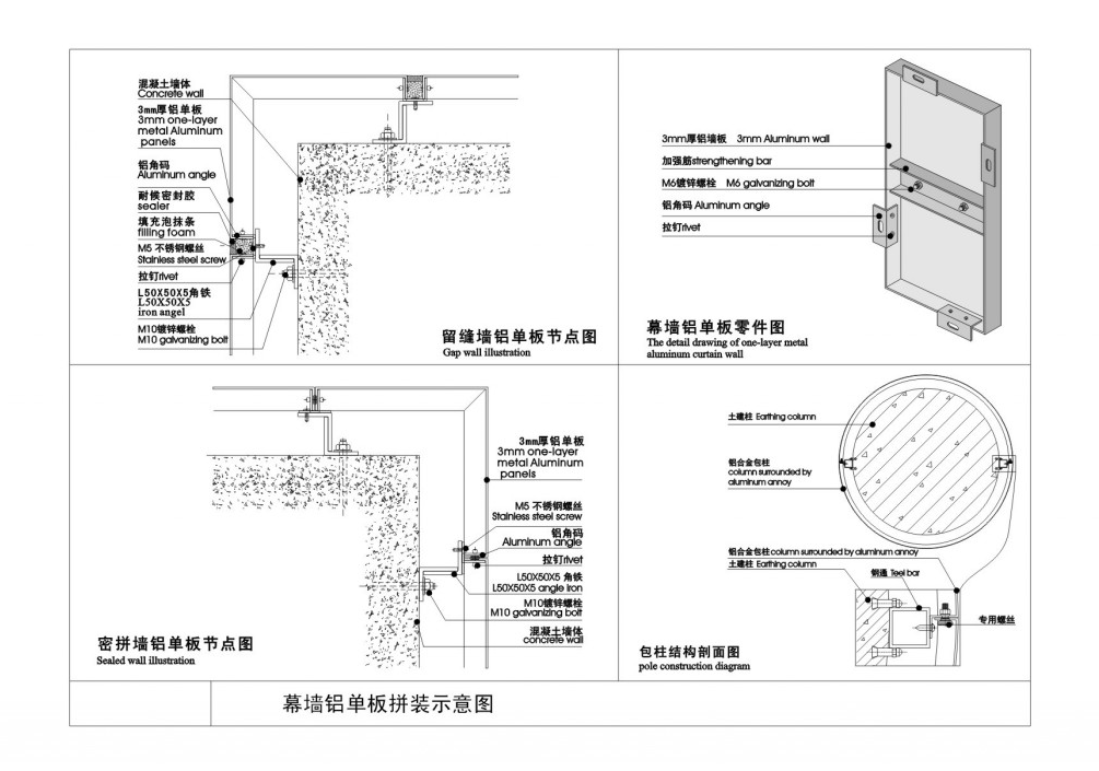 Dimensions of aluminum honeycomb panels