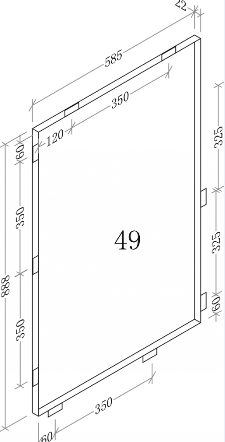 Straightening of aluminum honeycomb panel