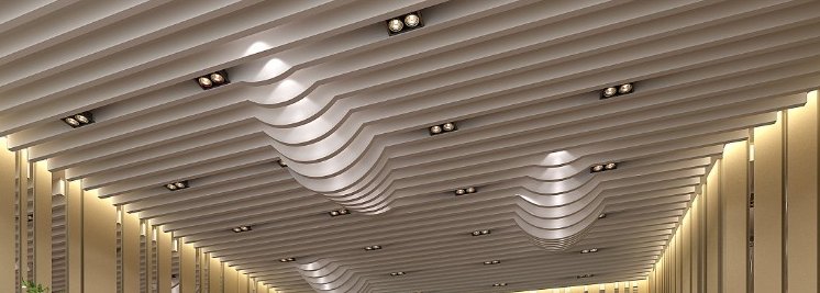 Aluminum honeycomb panel ceiling