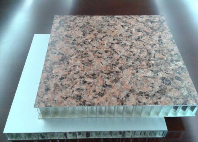 Structure of aluminum honeycomb panel