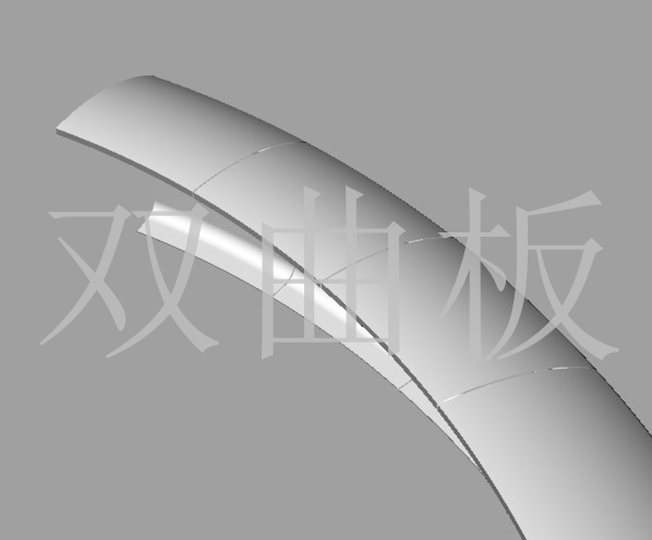 Double curved plate of aluminum veneer Products