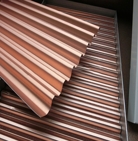 Structure of Aluminum Alloy Corrugated Board