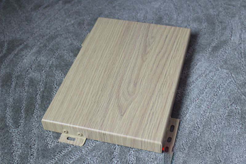wood grain aluminum veneer