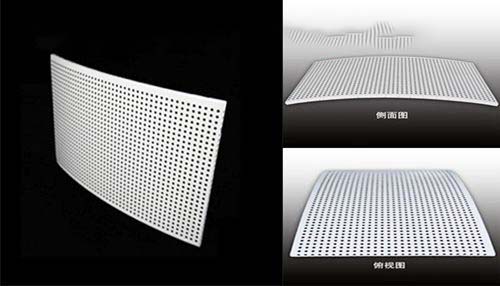 Installation of aluminum honeycomb panel