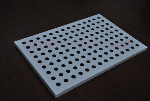 Honeycomb aluminum plate processing