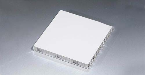 White honeycomb aluminum plate