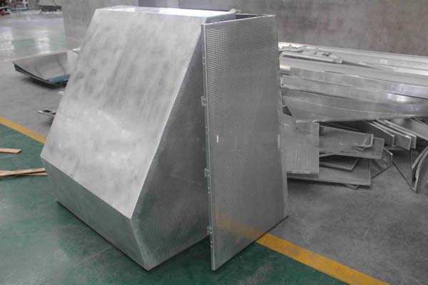 Arc aluminum honeycomb panel