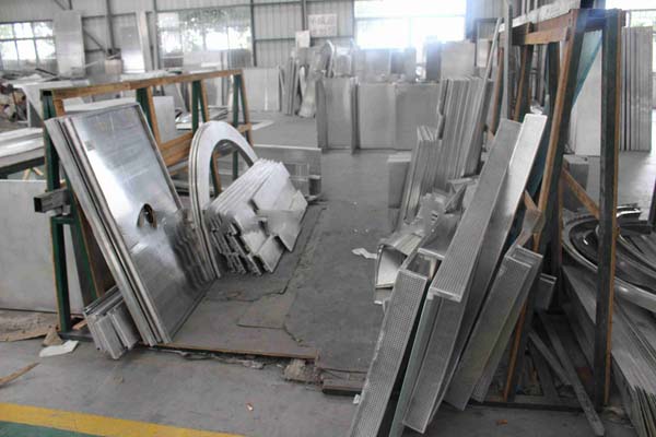 Honeycomb aluminum plate application