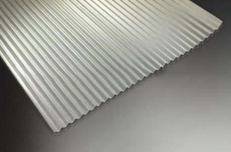 Galvanized zinc corrugated board