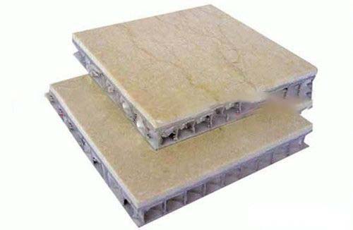 Imitation stone aluminum honeycomb panel